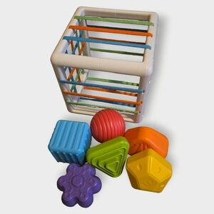 Colorful Montessori Shape Sorting Cube for Kids
